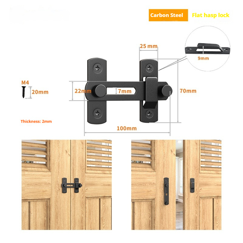 Warehouse Hook Stainless Steel Carbon Steel Sliding Door Lock - Image 7