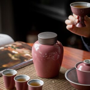 Retro Chinese Tea Moisture-proof Sealed Jar Tea Warehouse