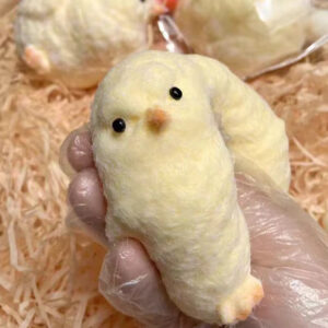 Creative Trending Vent Stare Yellow Chicken Decompression Artifact Slow Rebound Pinch Cute Hen