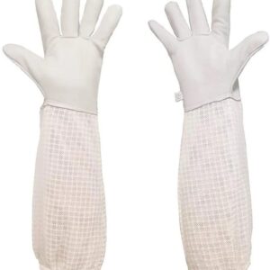 Protection Products Three-layer Breathable Mesh Sheepskin Anti-bee Gloves