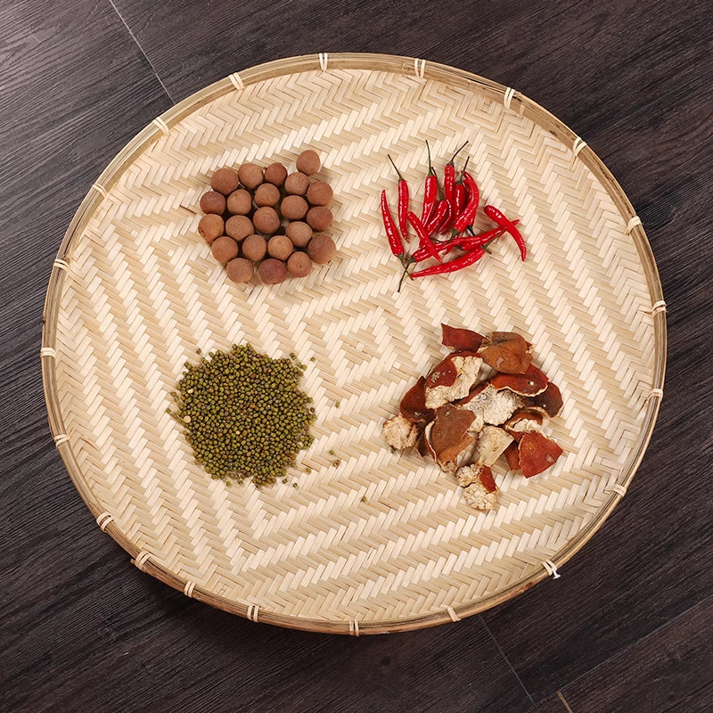 Drying Tray Handmade Bamboo Products Storage Bamboo Products Decorative Sieve - Image 4