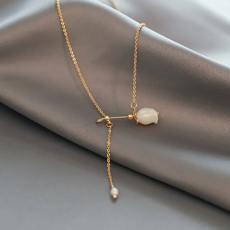 New Fashion Trending Cold Style Personalized Bow Sweet Geometry Necklace - Image 2