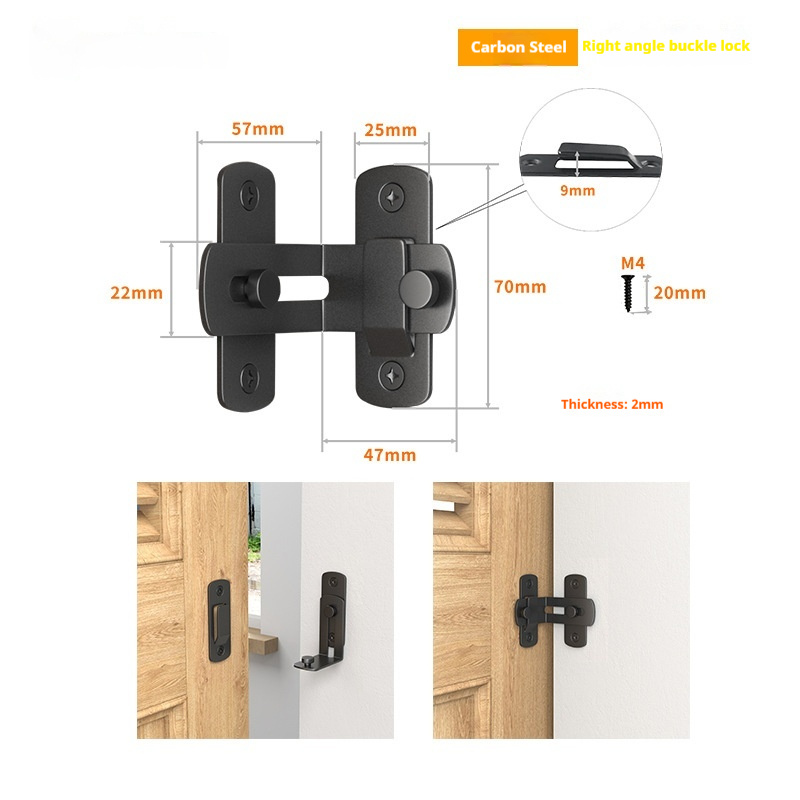Warehouse Hook Stainless Steel Carbon Steel Sliding Door Lock - Image 6