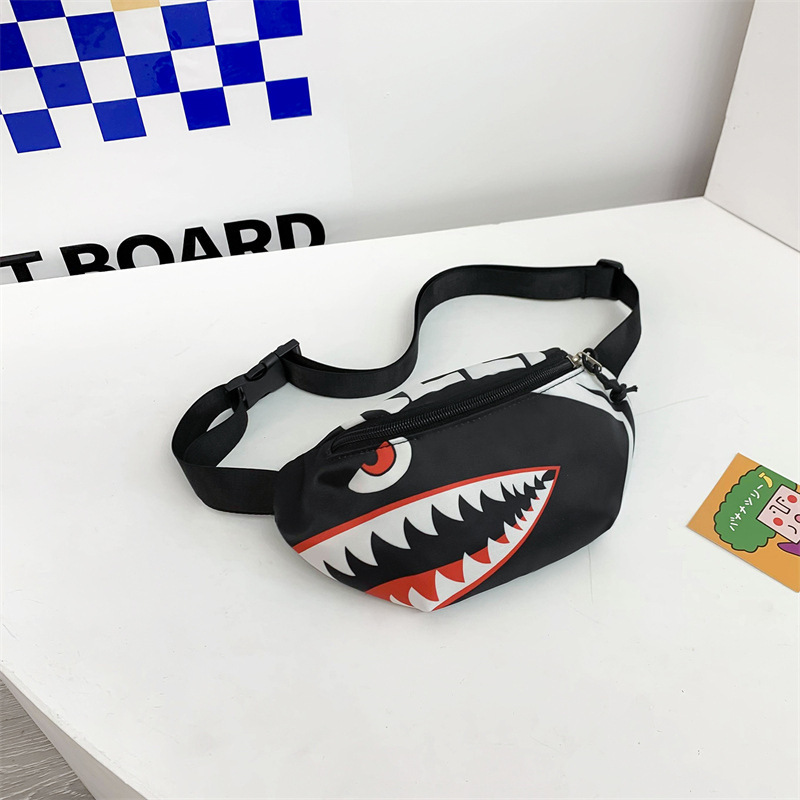 Little Shark Children's Handsome Fashion Trending Chest Bag - Image 5