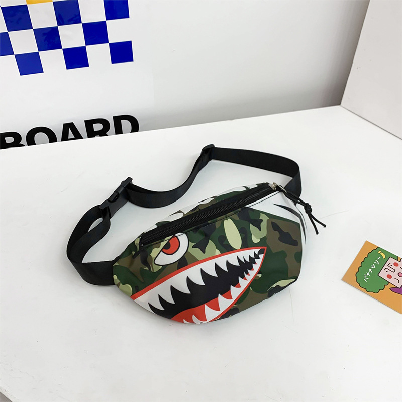 Little Shark Children's Handsome Fashion Trending Chest Bag - Image 3