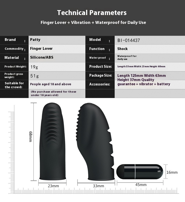 Finger Vibration Sleeve Silicone Products - Image 7