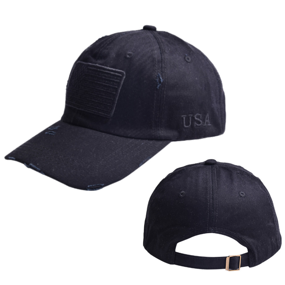 Letter Embroidery USA Flag Baseball Hat - Image 6